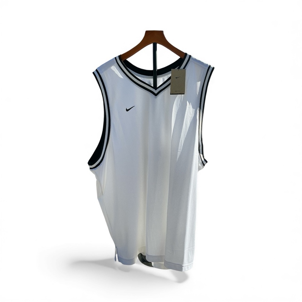 Mens Nike White and Black Jersey